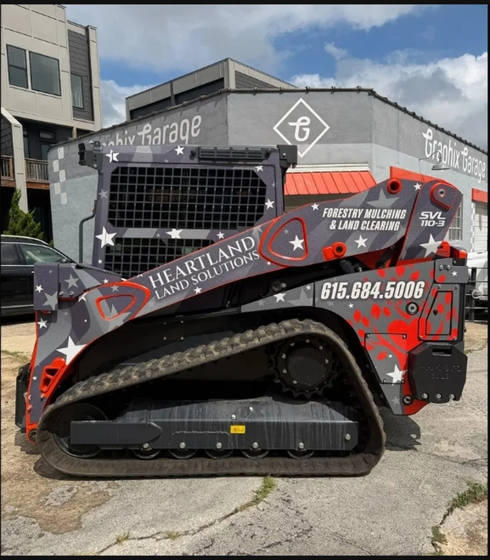 Heartland Kubota SVL110-3 after Graphix Garage wrap
