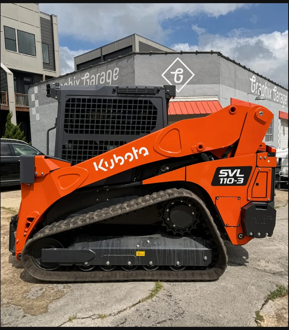 Same Kubota SVL before wrap