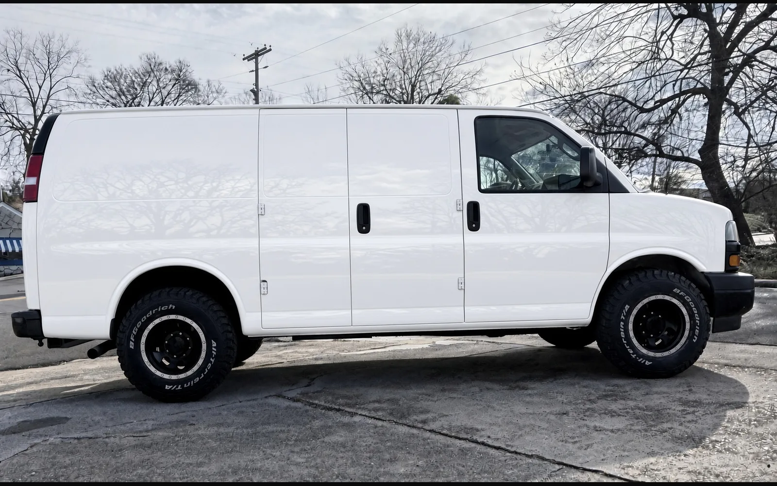 Same van before wrap