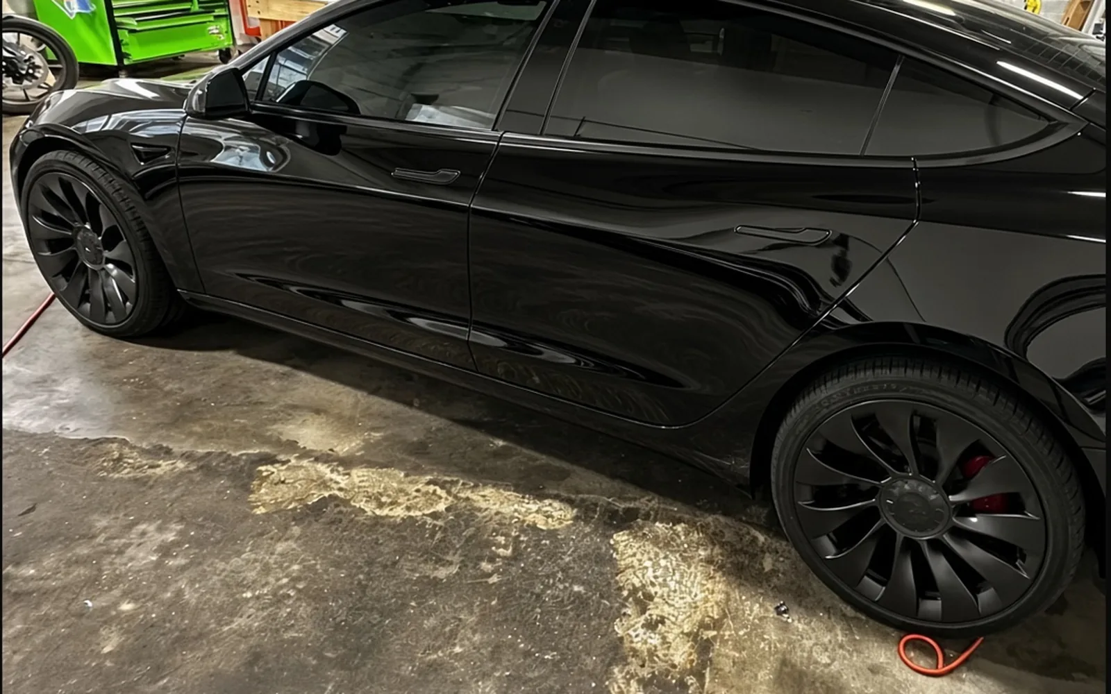 Same Tesla before Real Deal wrap