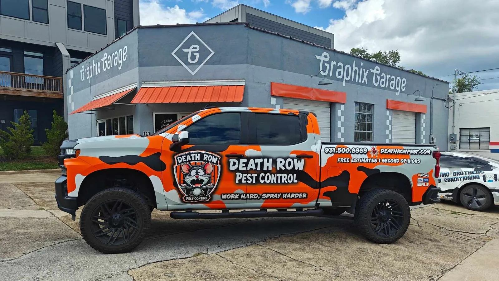 Death Row Pest Control — Truck