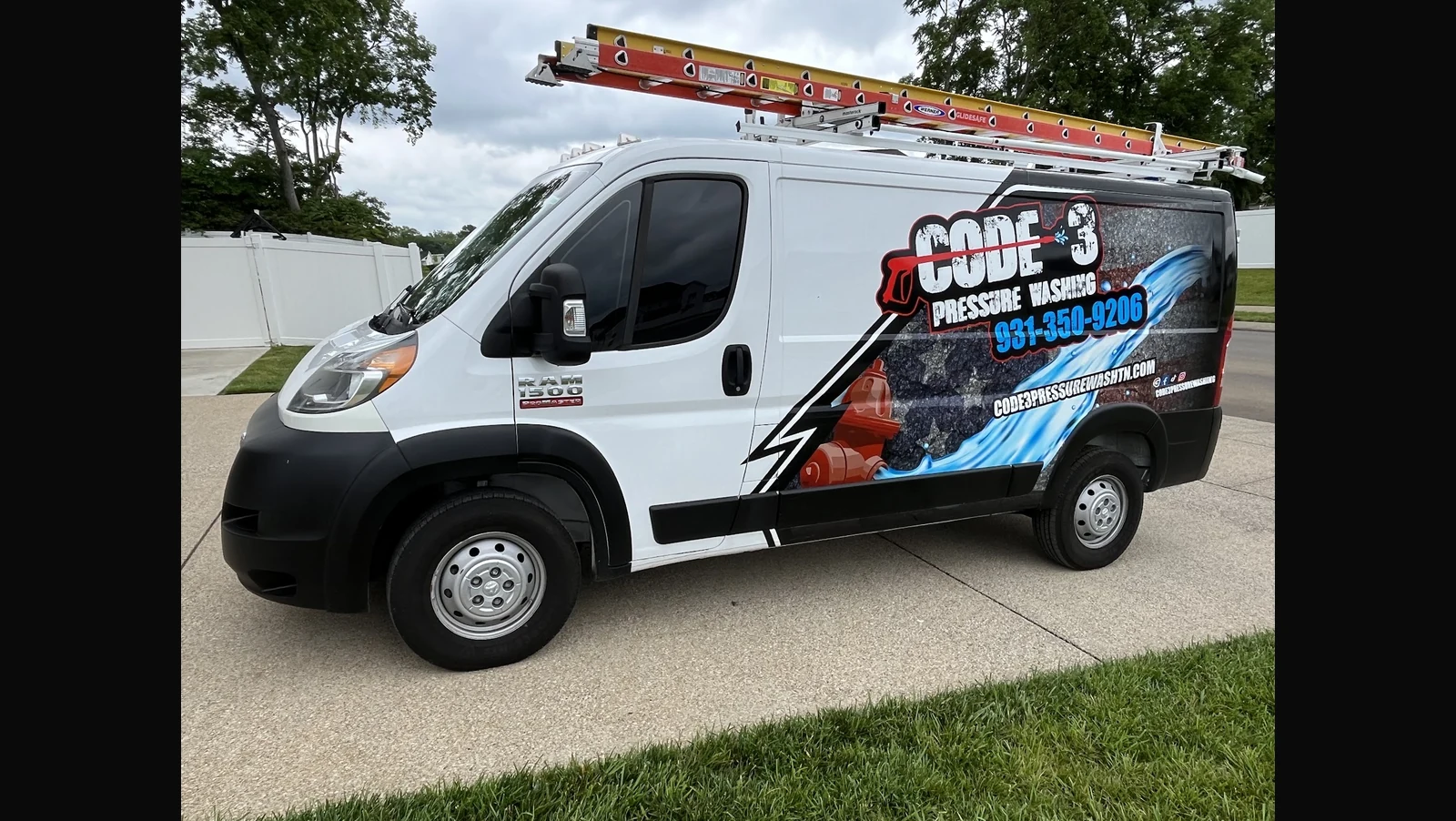 Code 3 — Pressure Wash Van