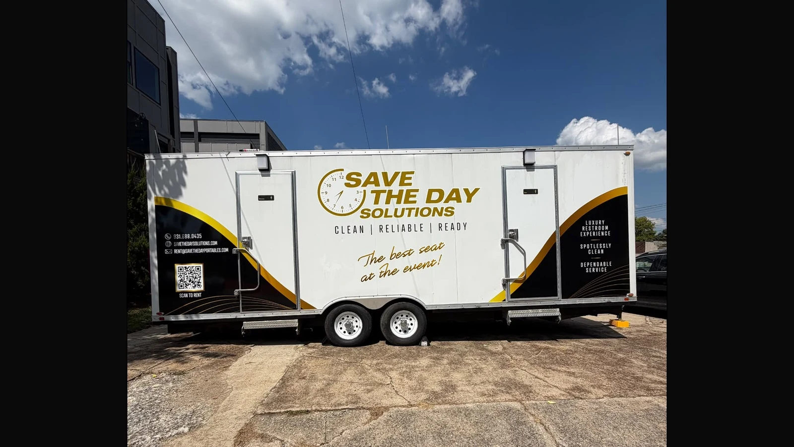 Save The Day — Restroom Trailer