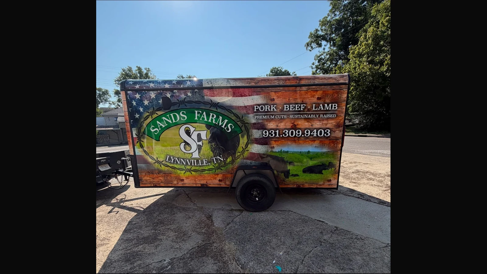 Sands Farms — Trailer Wrap