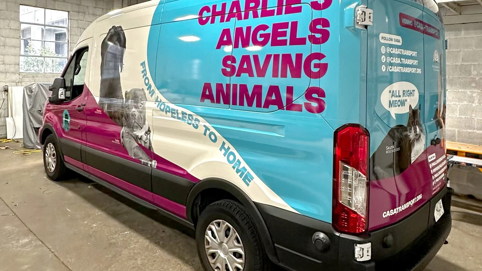 Commercial vehicle wrap installed by Graphix Garage in Columbia TN