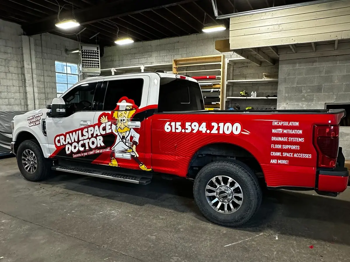 Finished commercial wrap from Graphix Garage Columbia
