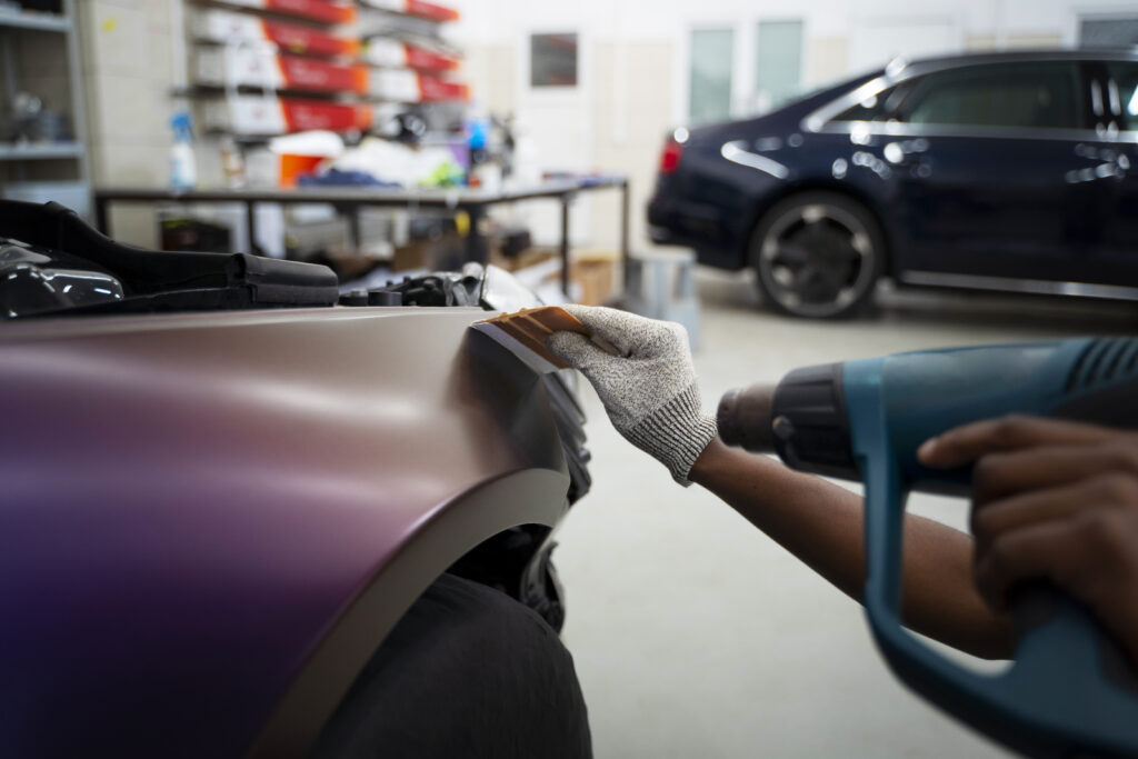 car wrap install