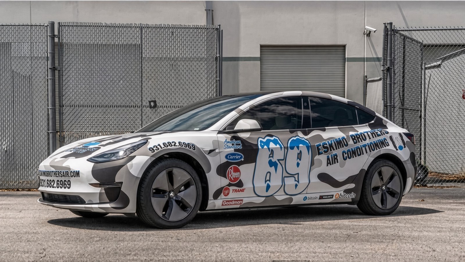 Eskimo Brothers AC vehicle wrap by Graphix Garage