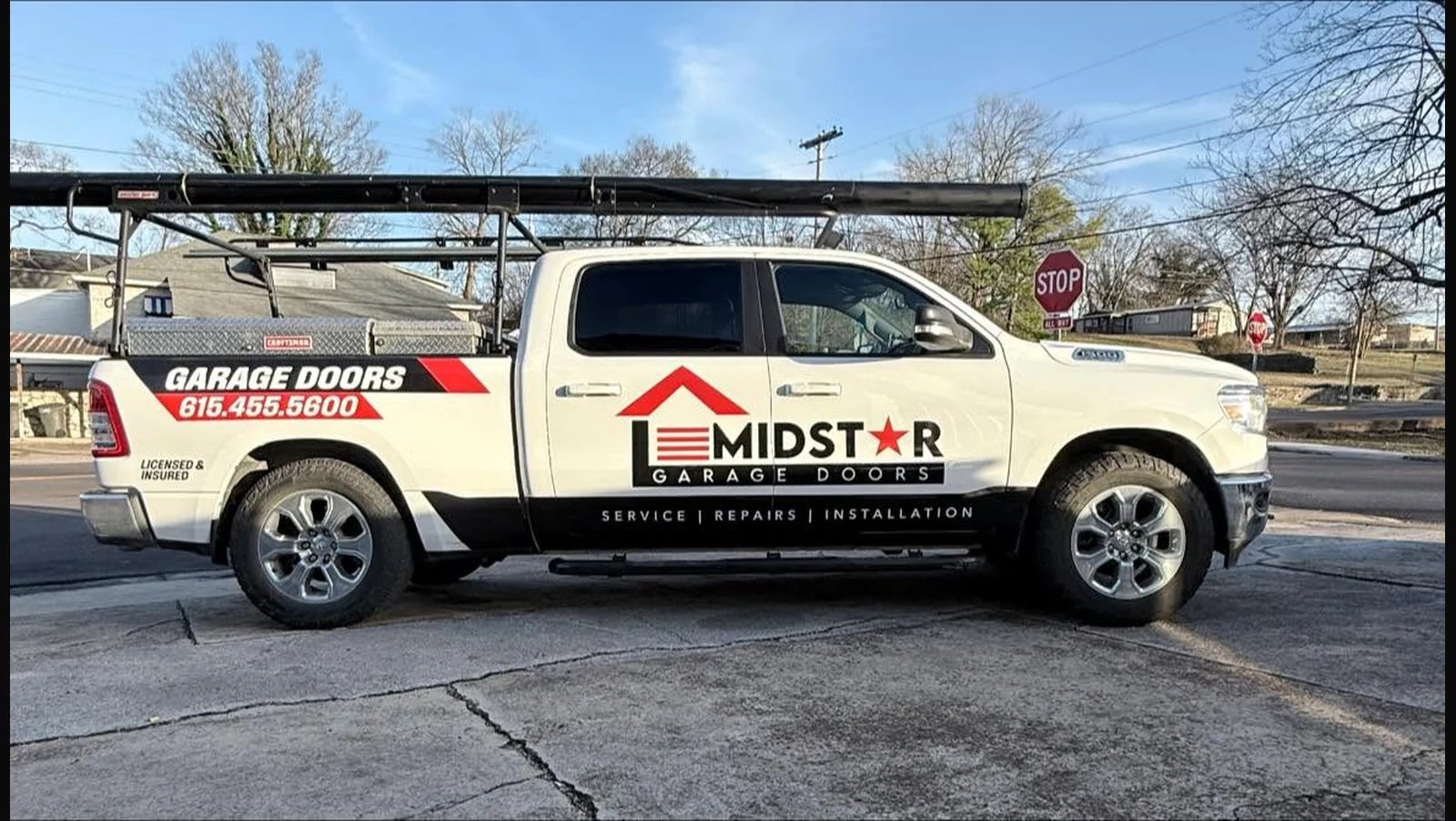 Midstar fleet vehicle wrap Columbia TN